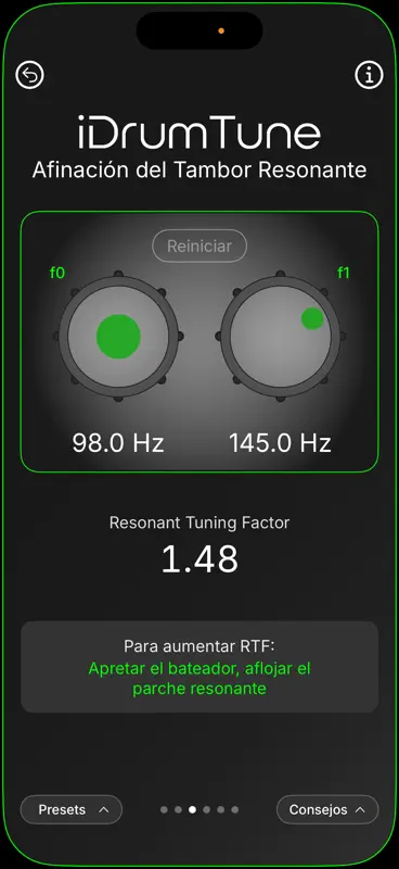 iDrumTune Afinador de Batería screenshot 4 of 8