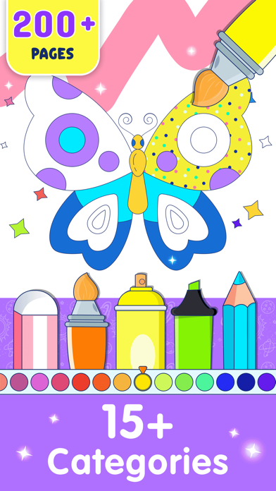 Drawing App Kids Coloring Book Screenshot