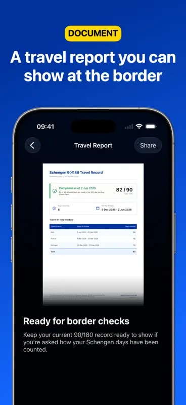 Schengen Calculator 90/180 screenshot 9 of 10