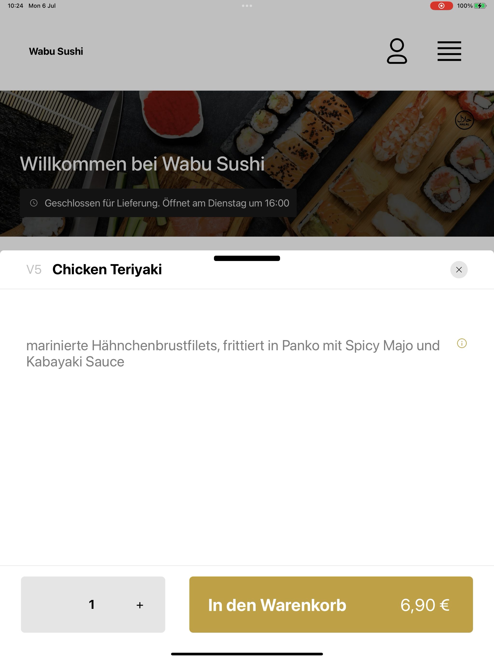 Wabu Sushi screenshot 16