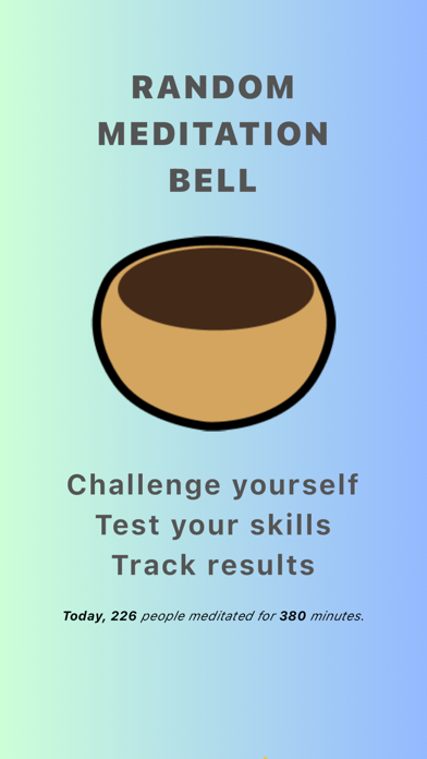 Random Meditation Bell Screenshot