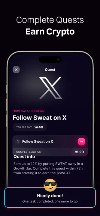Sweat Wallet: Screenshot 6 von 9