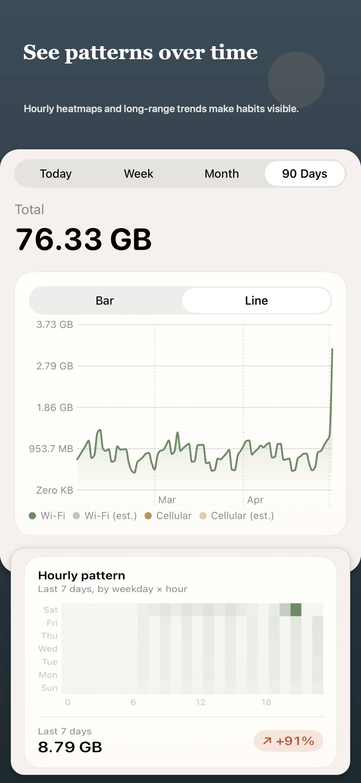 Wavelet Network Monitor