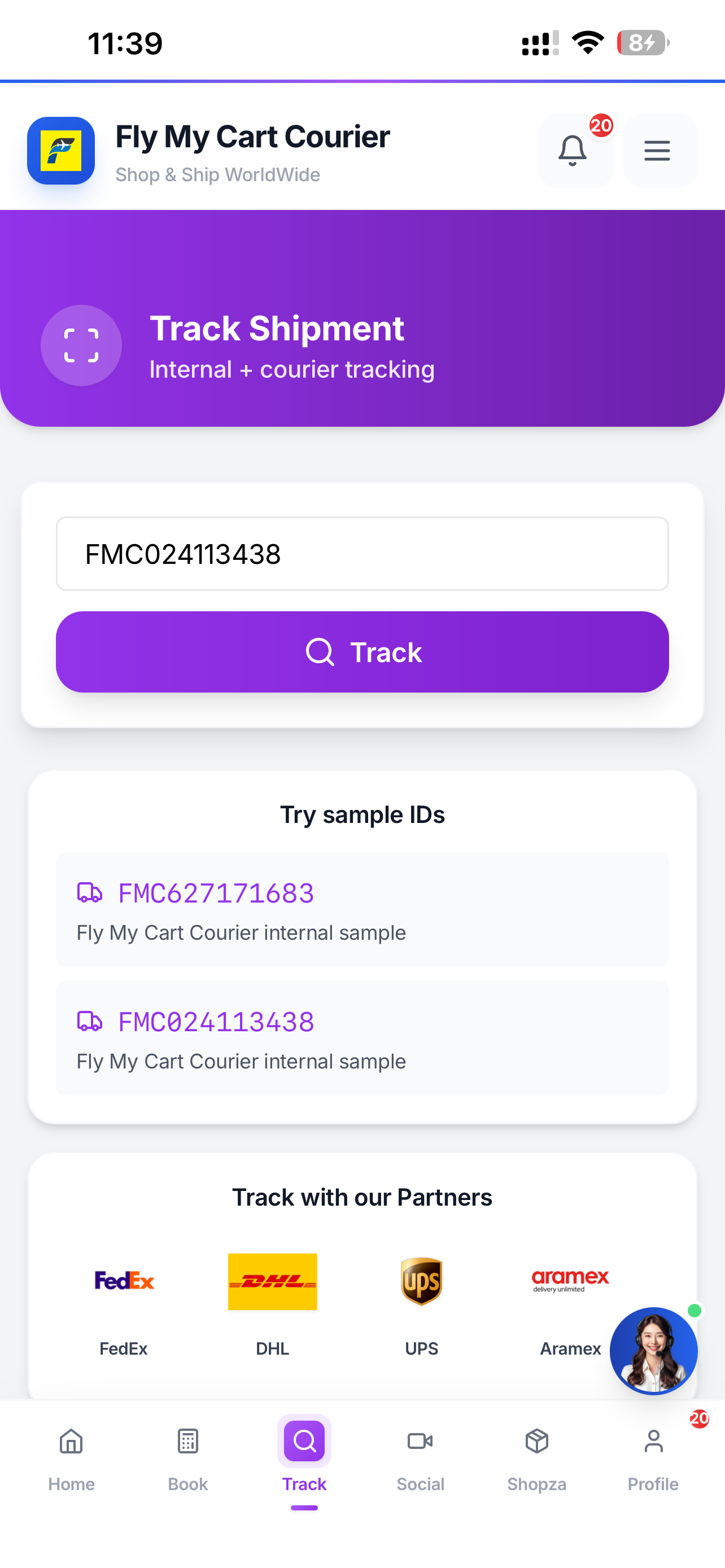 Fly My Cart Courier