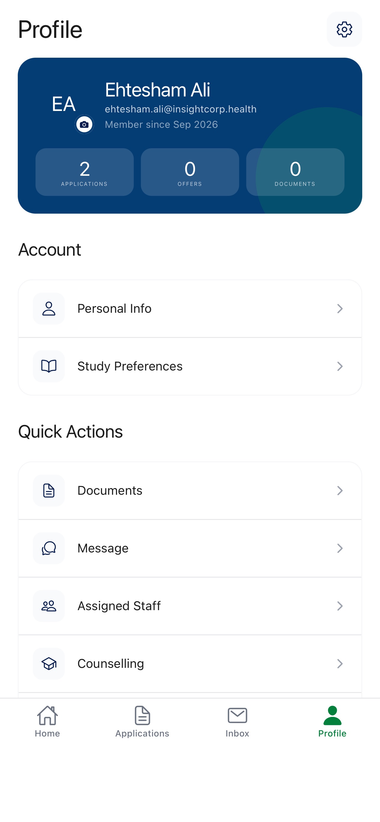 Screenshot 5 of Zarnab Student App