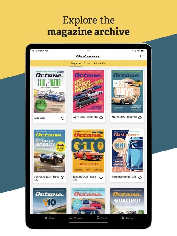 Octane Magazine iPad app afbeelding 2