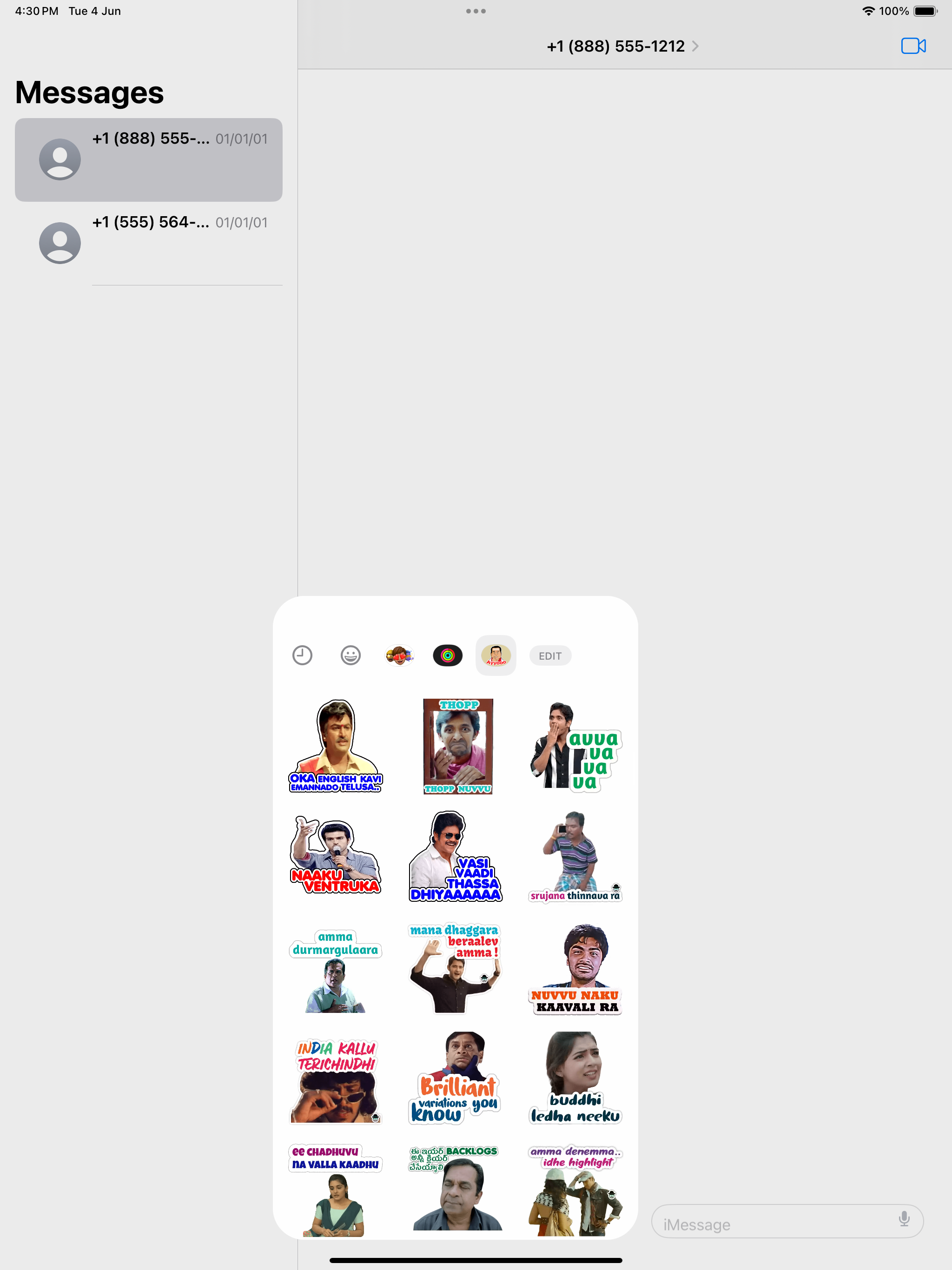 Telugu Stickers !