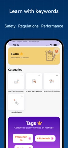 FKN Pyroschein Seenotsignale iPhone screenshot