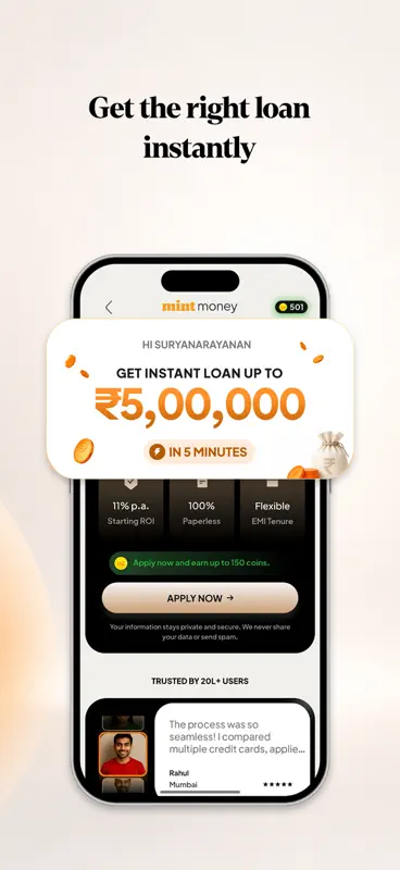 Mint Money: Credit Score, Loan screenshot 3 of 8