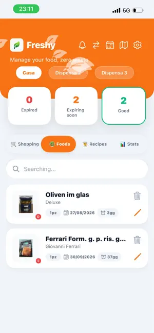 Freshy: Food Expiry Tracker screenshot 1