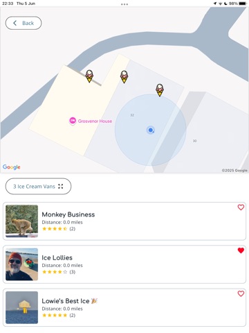 Find A Treat: Live Treat Map iPad screenshot 2