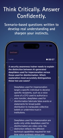 PhlashCards Security Test Prep screenshot
