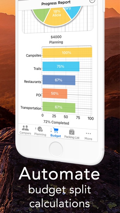 Pro Camping Planner Screenshot