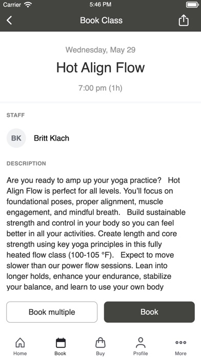 Hot Yoga Asheville Screenshot