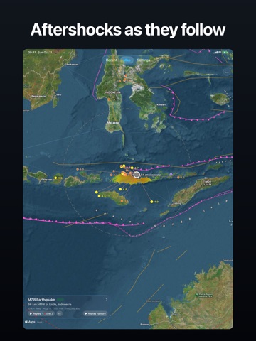 NewQuake: Earthquake Tracker iPad screenshot 4
