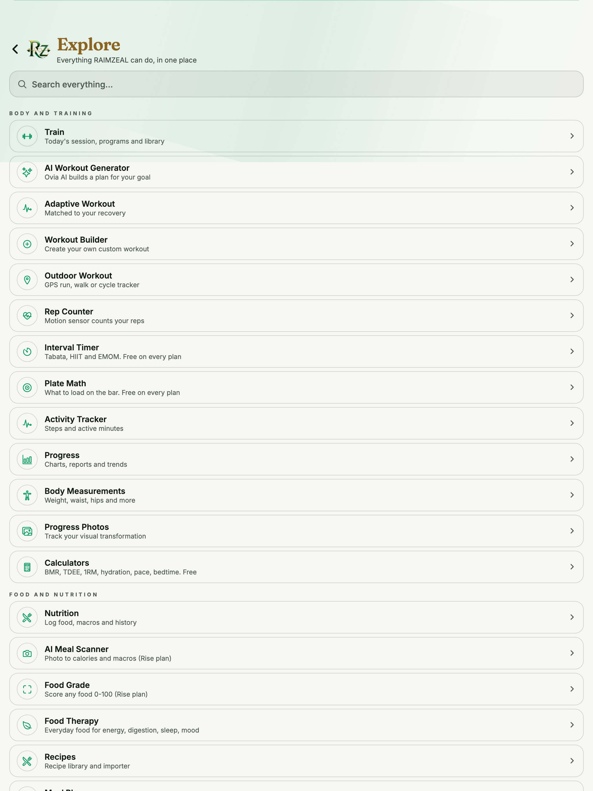 RAIMZEAL: AI Fitness Coach screenshot 12