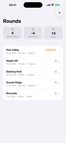 Disc Golf Scorecard Pro Screenshot 1 of 3