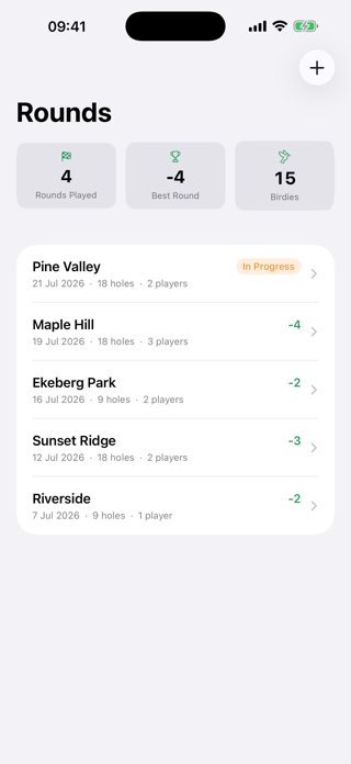 Disc Golf Scorecard Pro Screenshot 1 of 3