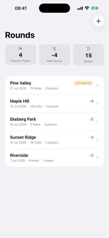 Disc Golf Scorecard Pro screenshot 1 of 3