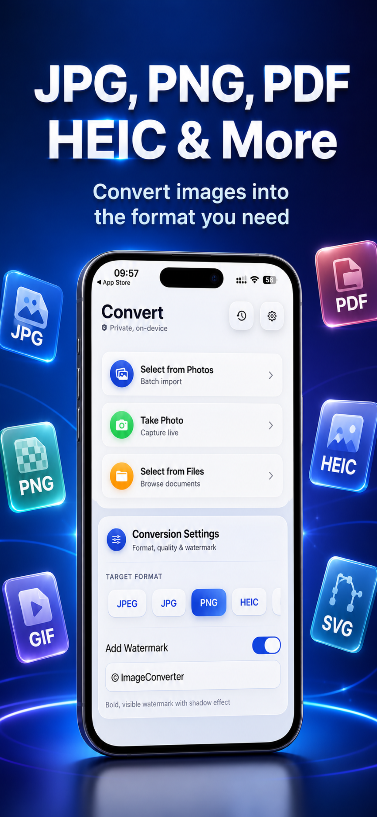Convert HEIC to JPG Converter