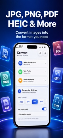 Convert HEIC to JPG Converter iPhone screenshot
