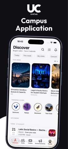 UniClub: Clubs & Events iPhone screenshot 1