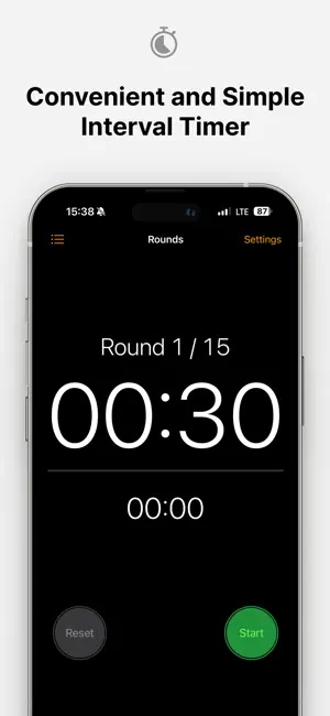 Timer Tabata for Workout, HIIT screenshot 1