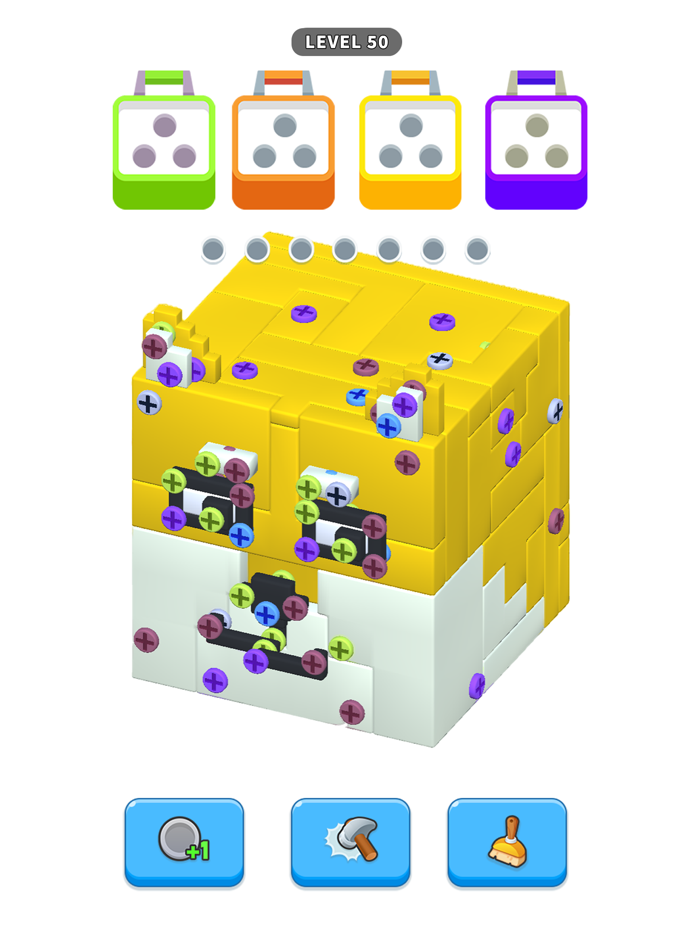 Screw Away 3D Pin Puzzle