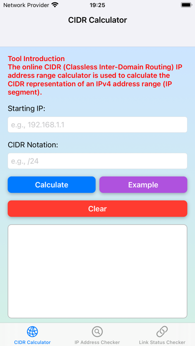 Screenshot #1 pour ClacToolsCIDR
