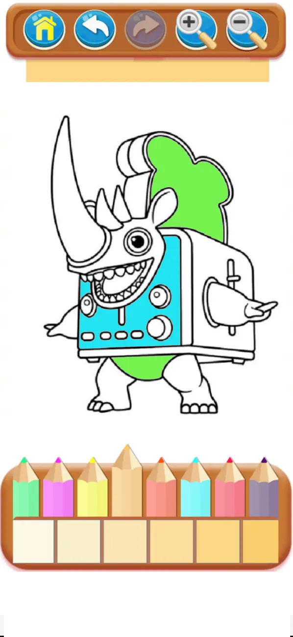 Screenshot #2 pour Brainrot Coloring Page Italian