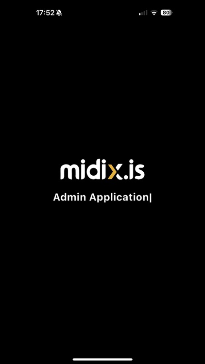 Midix.is admin app