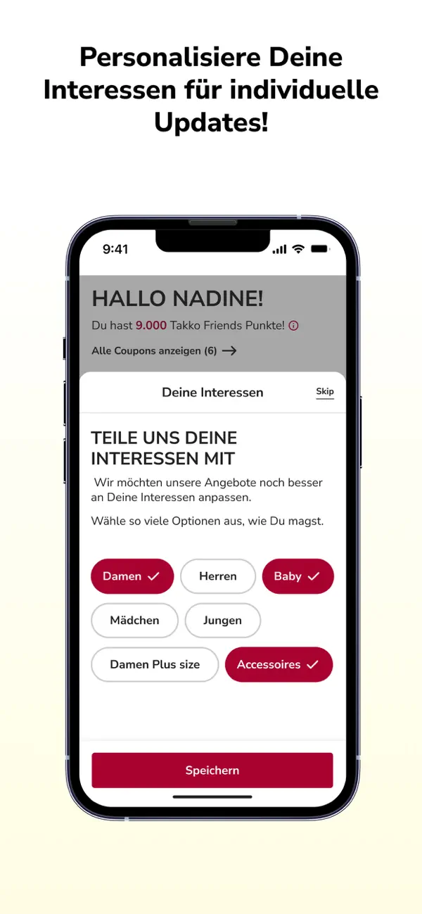 Takko Friends iPhone App Screenshot 7 – Shopping