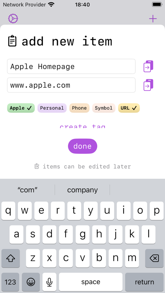 #2. Copyboard – Copy-Paste Tool (macOS) Podle: David Steppenbeck