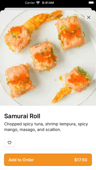 Kei Sushi Restaurant iPhone screenshot 4 - Food & Drink app