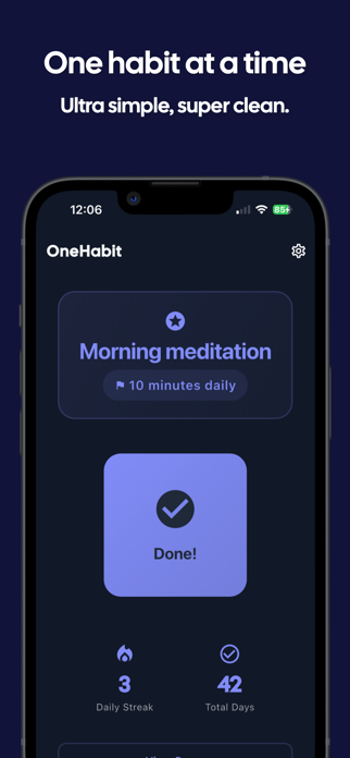 Habit Tracker - One Screenshot 3 of 7