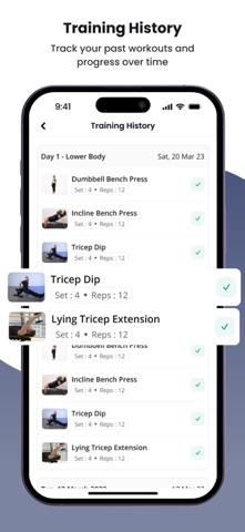 SAMSON Personal Training screenshot