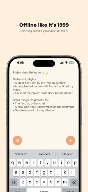 PageOne - Notes made simpler screenshot 1