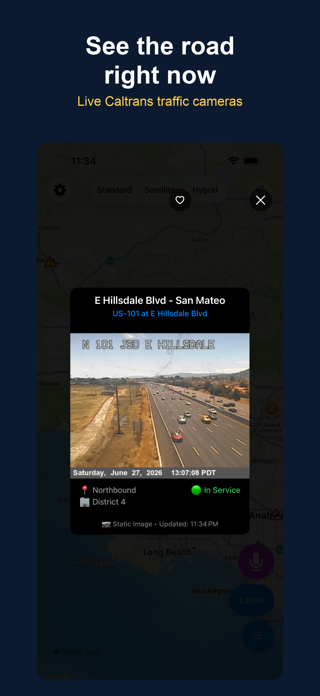 CHPMap: Live CA Traffic Screenshot 10 of 10