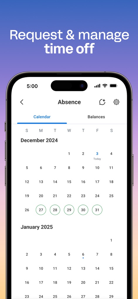 Workday - Absence Management