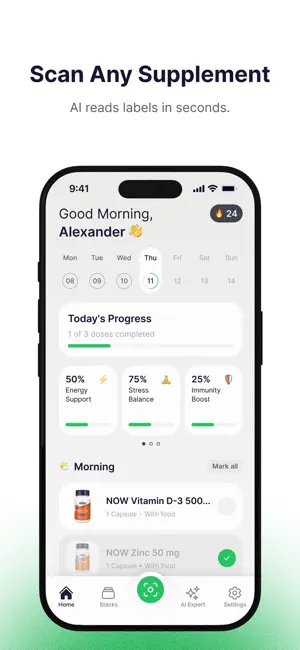 NouriAi - Supplement Scanner screenshot 1