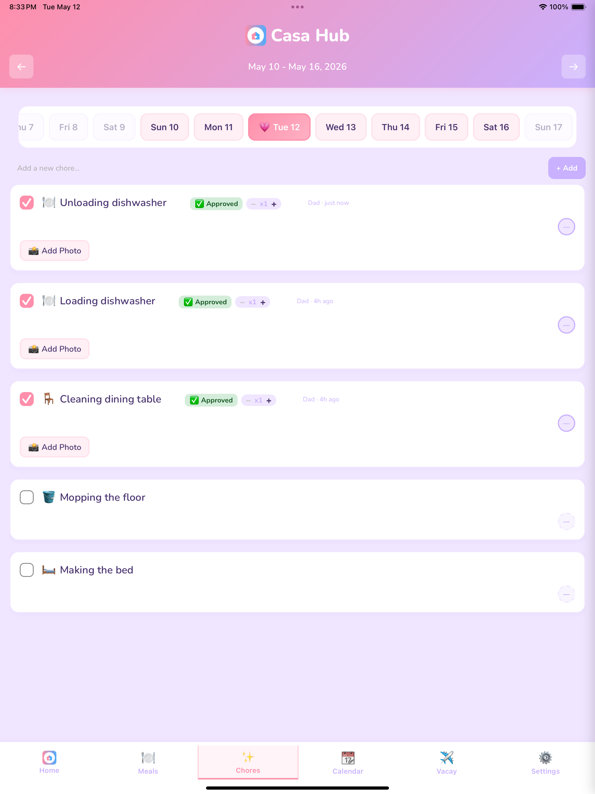 Casa Hub: Family Organizer