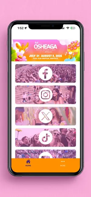 Osheaga iPhone screenshot 3