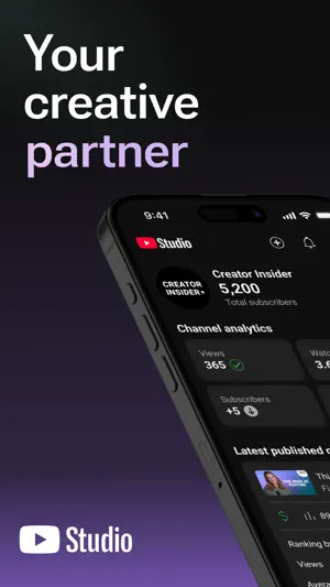 YouTube Studio screenshot 1