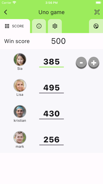 Score Ninja: Score Keeper Screenshot