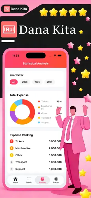Dana Kita - Idol Expense iPhone screenshot 2