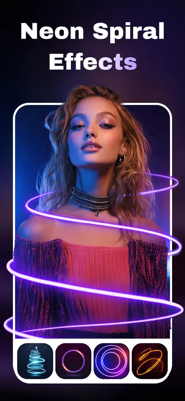 Screenshot #2 pour Neon Text Effects - Neon Photo