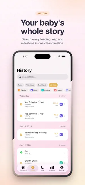 BabyBeeApp screenshot 2