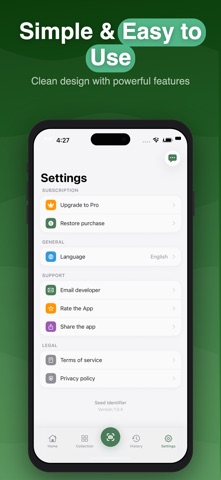 Seed Identifier: AI Photo Scan iPhone screenshot