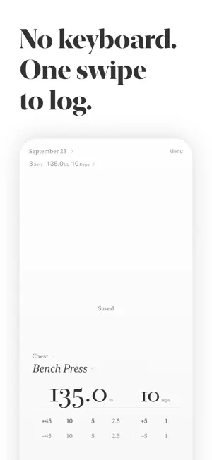 Simple Gym Workout Log - VOID screenshot 2