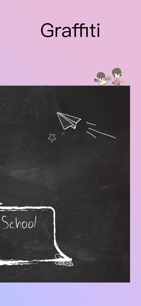 Blackboard-Chalk writing board - blackboard-app-chalk-graffiti